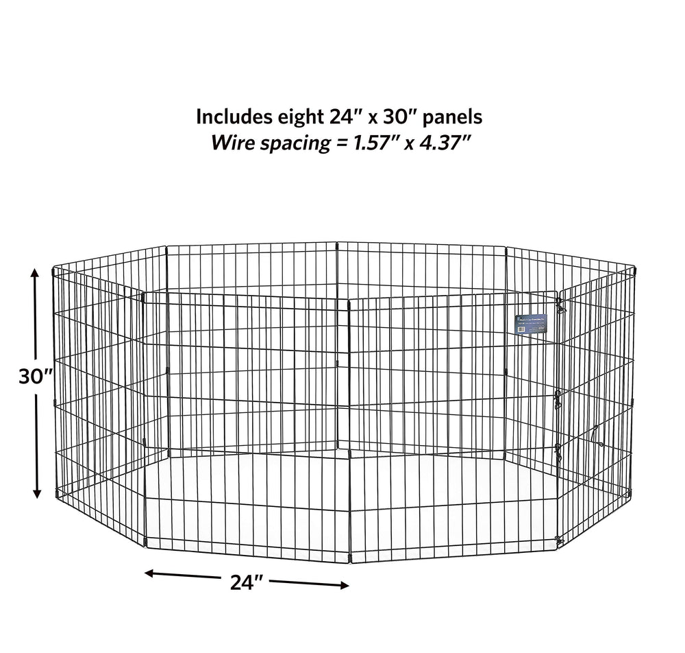 MidWest Homes for Pets no-door design emphasizes secure, contained play sessions