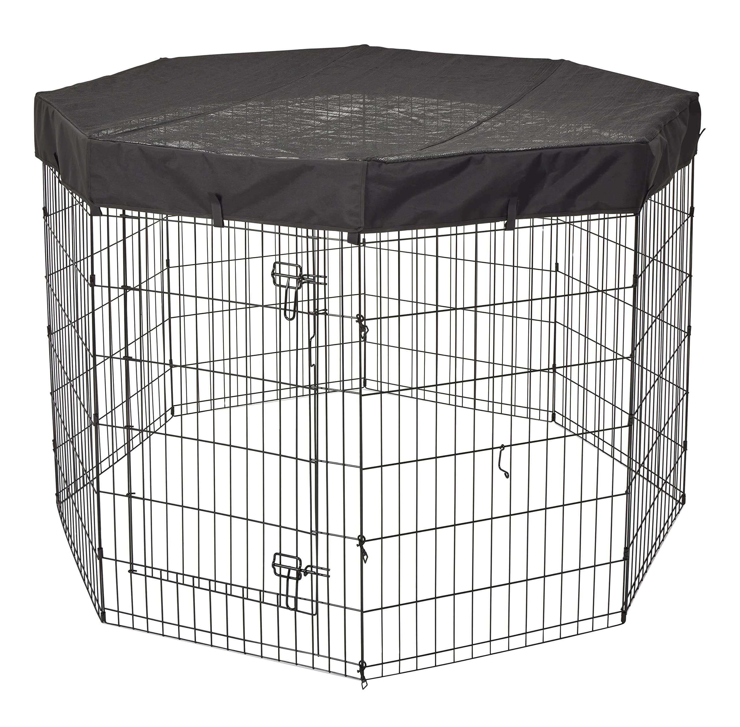 MidWest Homes for Pets octagon top with door panel enables pet access.