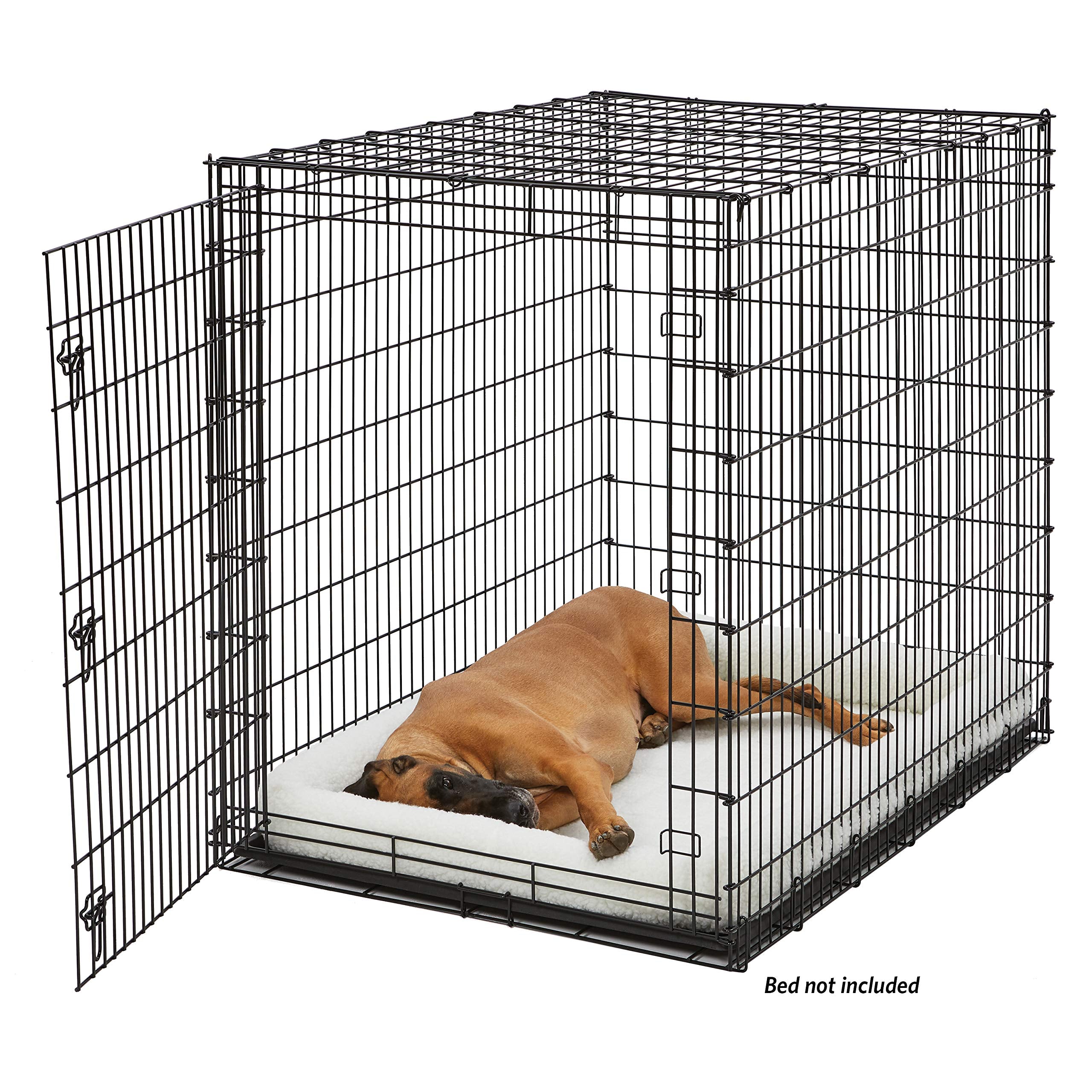 MidWest Homes for Pets open wire design improves ventilation and crate comfort.