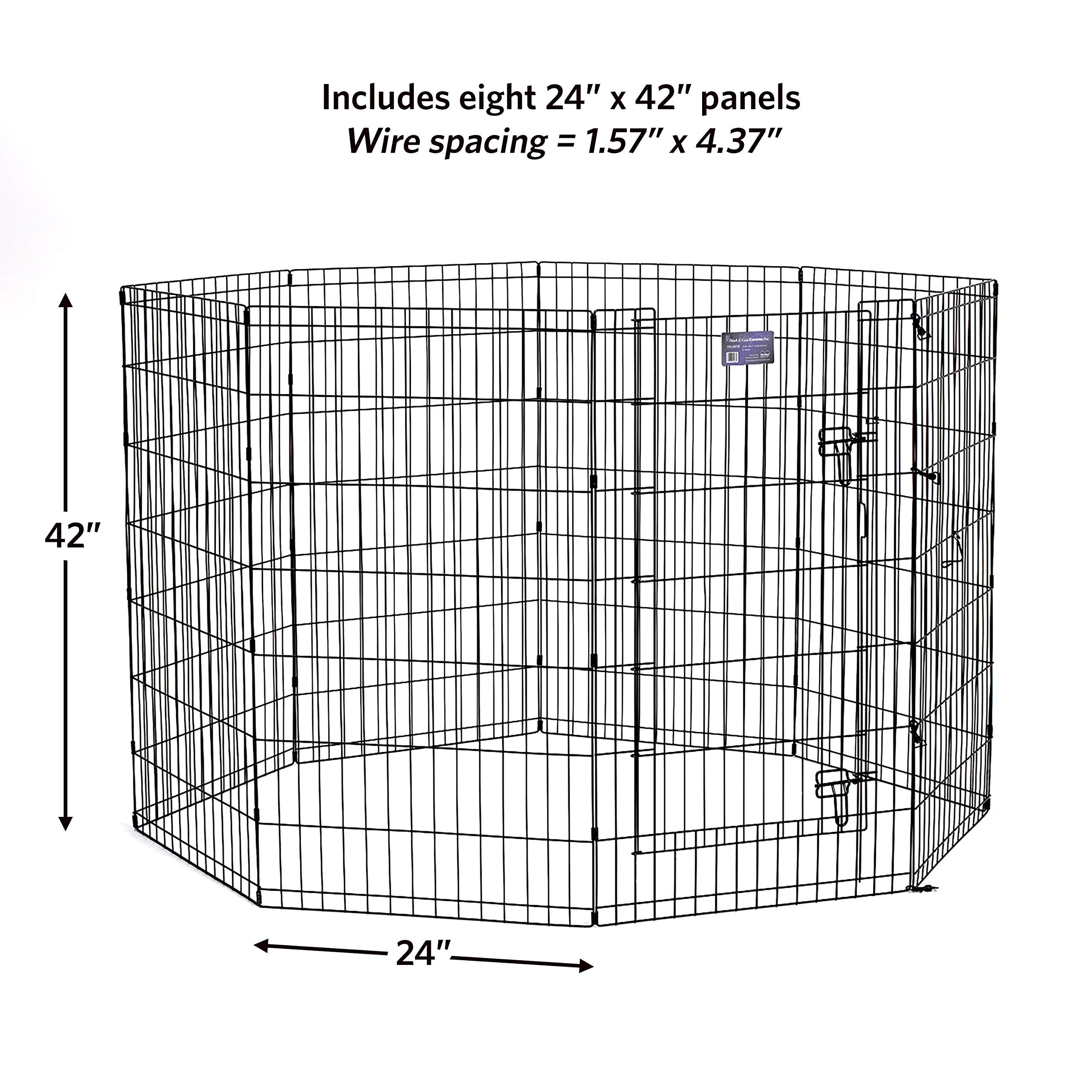 MidWest Homes for Pets paw block latch for secure closure during play