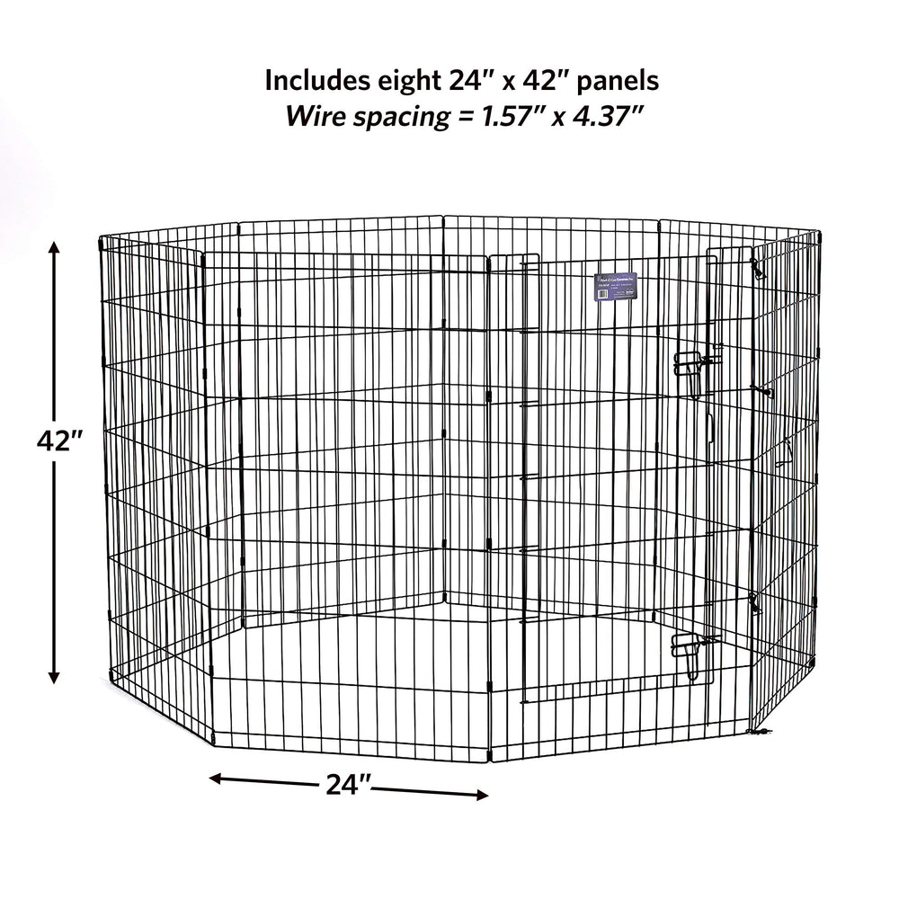 MidWest Homes for Pets paw block latch for secure closure during play
