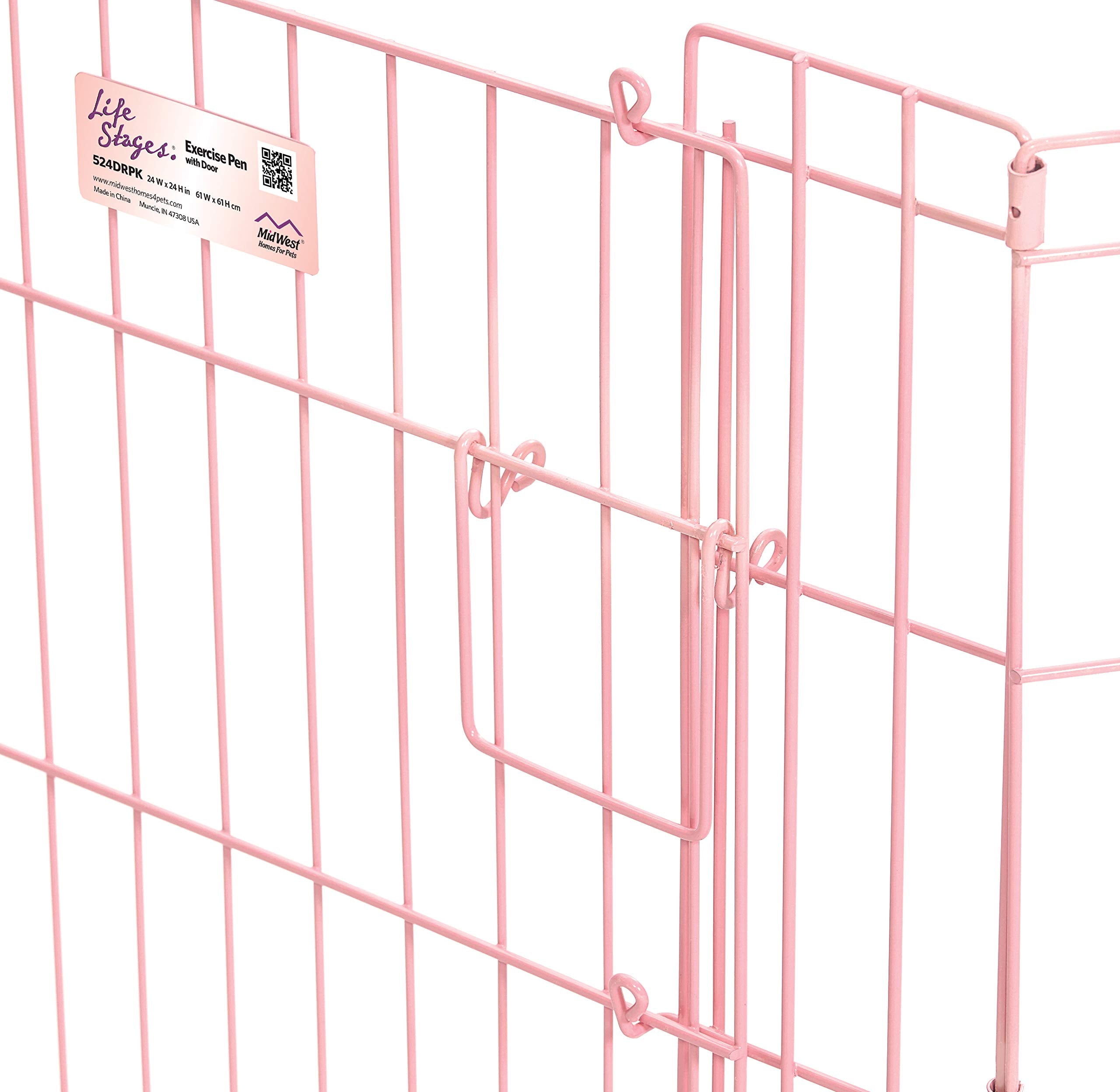 MidWest Homes for Pets Paw Block safety feature helps secure the pen during active play.