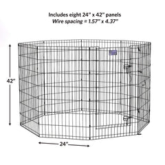 MidWest Homes for Pets paw block latch for secure closure during play
