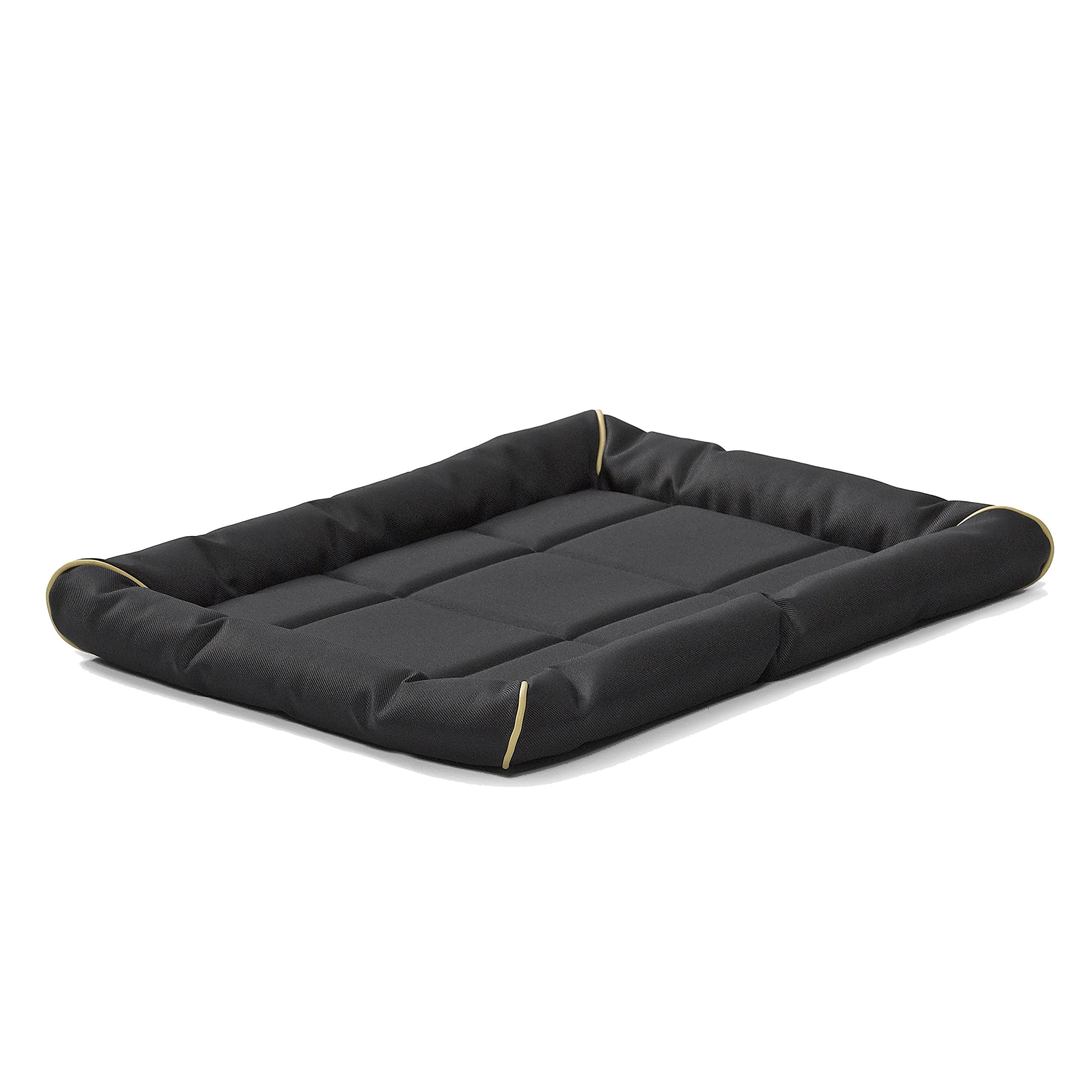 MidWest QuietTime MAXX bed in crate offering cozy, secure space for medium dogs