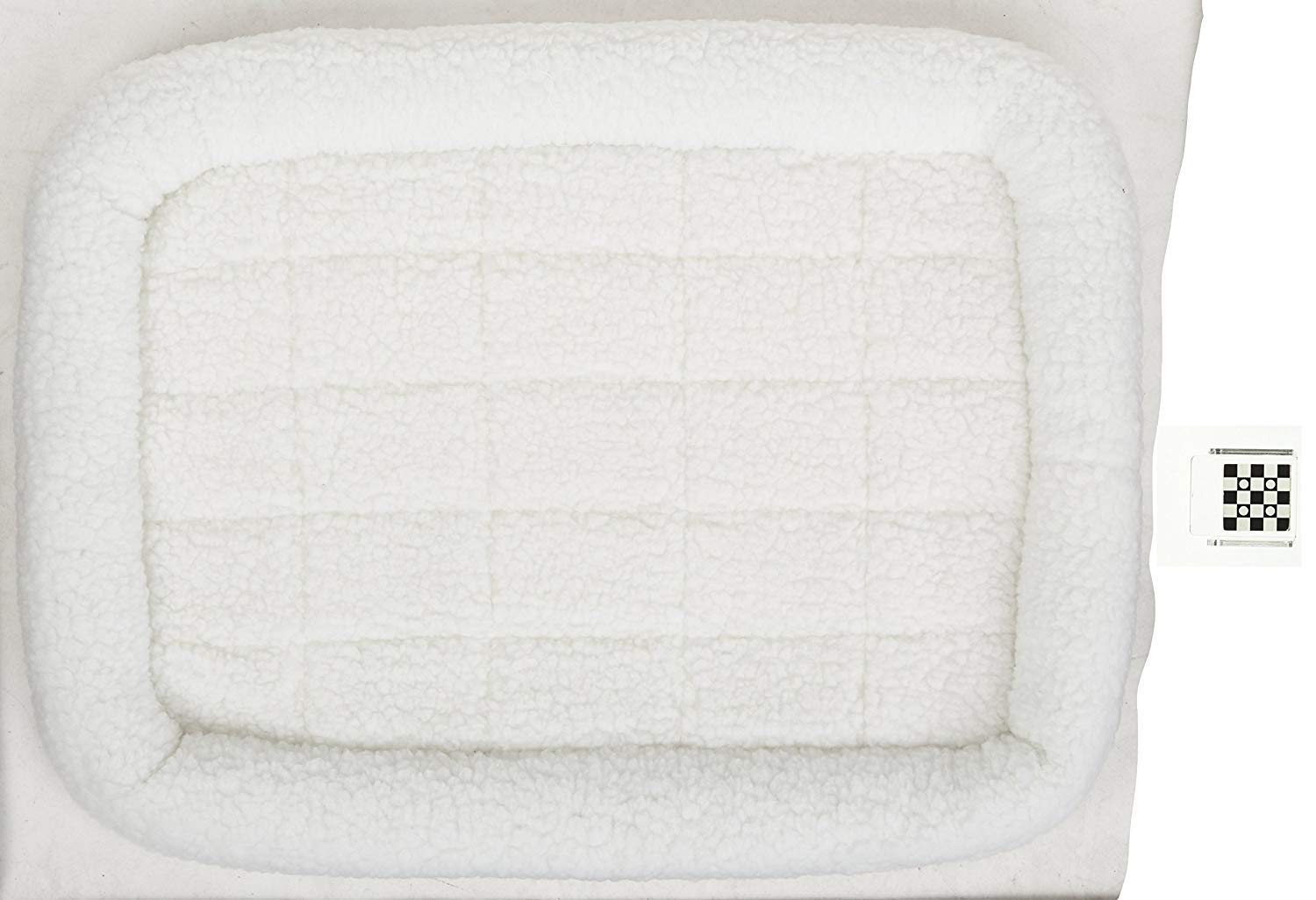 Machine washable fleece material of QuietTime bed for easy cleanup
