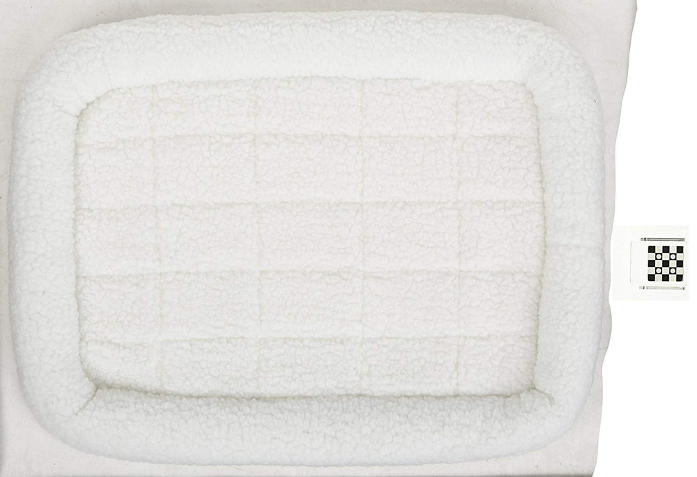 Machine washable fleece material of QuietTime bed for easy cleanup