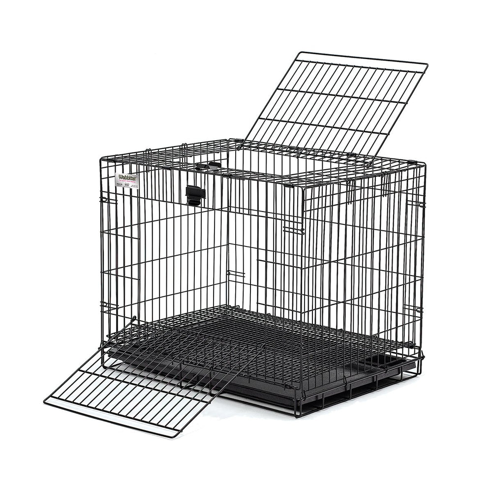 MidWest Wabbitat front door access enables easy daily pet interactions