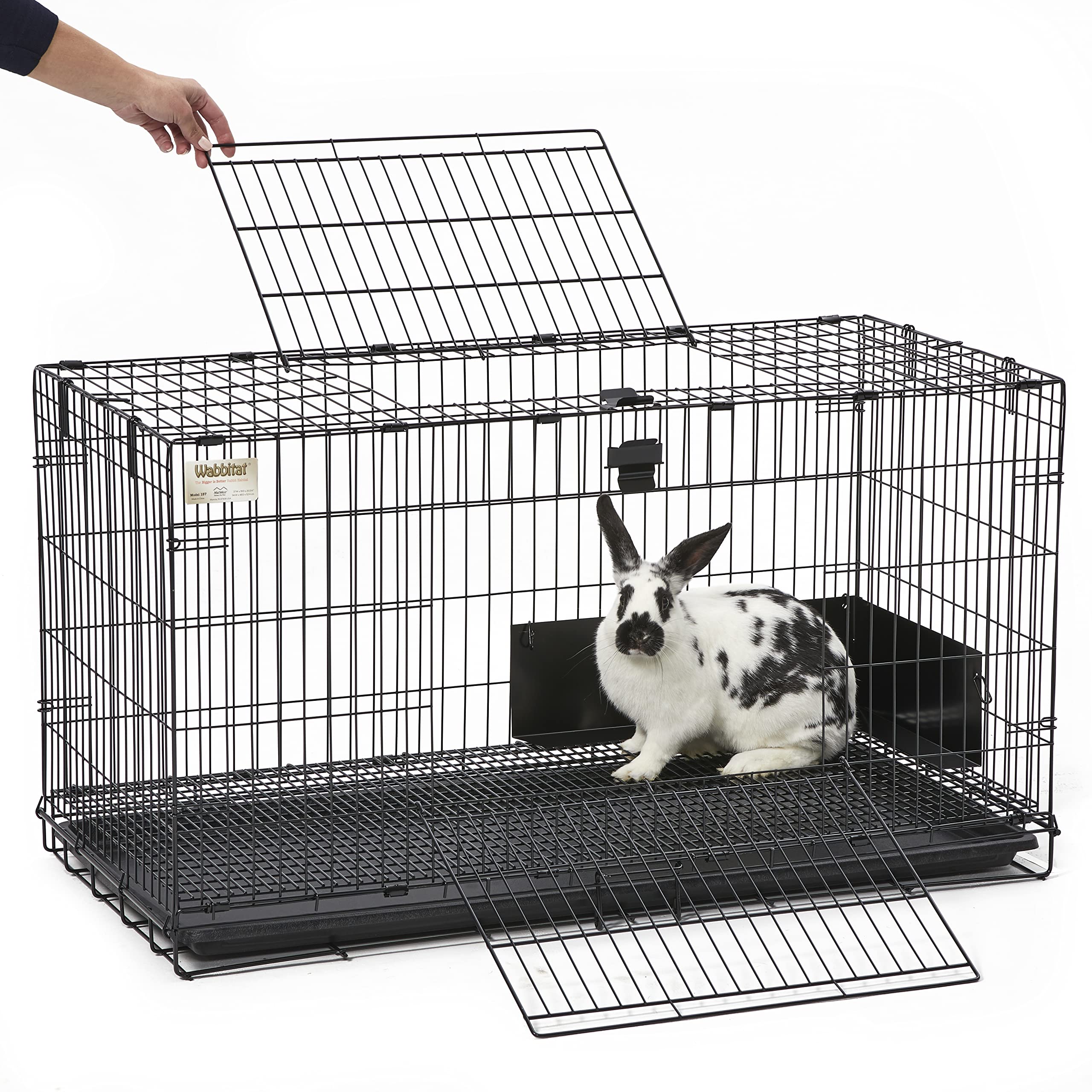 MidWest Wabbitat 1/2 inch grid floor supports hygiene and comfort