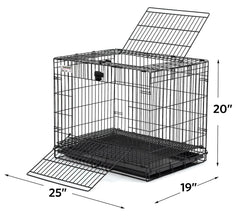 MidWest Wabbitat top door access supports convenient feeding and cleaning