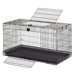 MidWest Wabbitat top door access for easy one-handed interaction with your rabbit