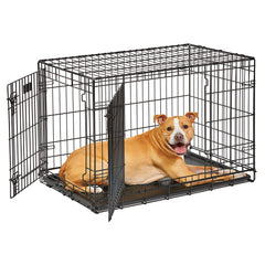 MidWest LifeStages 36-inch double-door crate for home and travel use