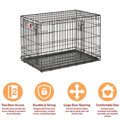 MidWest LifeStages leak-proof tray simplifies cleanup after meals or accidents