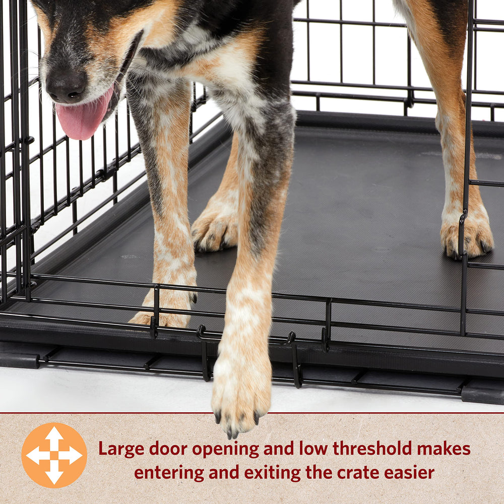 MidWest LifeStages rubber feet protect floors during setup and use