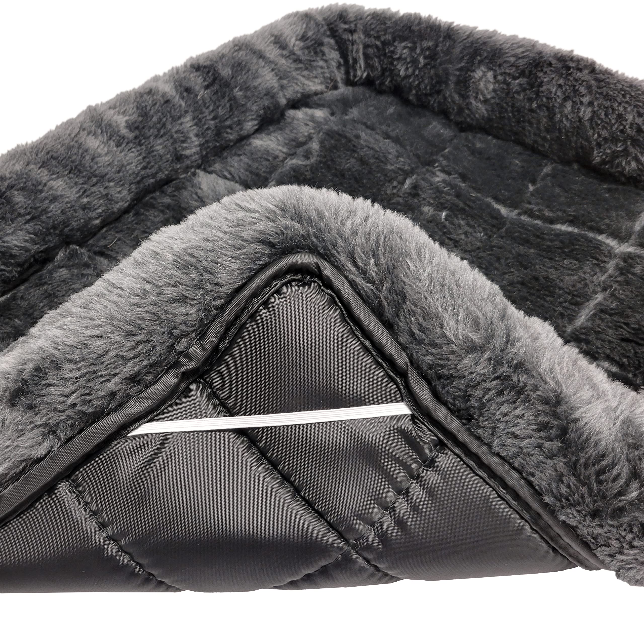 Machine washable QuietTime bed simplifies cleaning after crate time or travel.