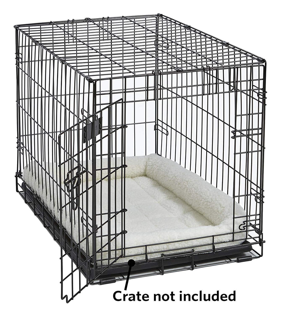MidWest QuietTime fits 42-inch crates, offering spacious comfort for large dogs.