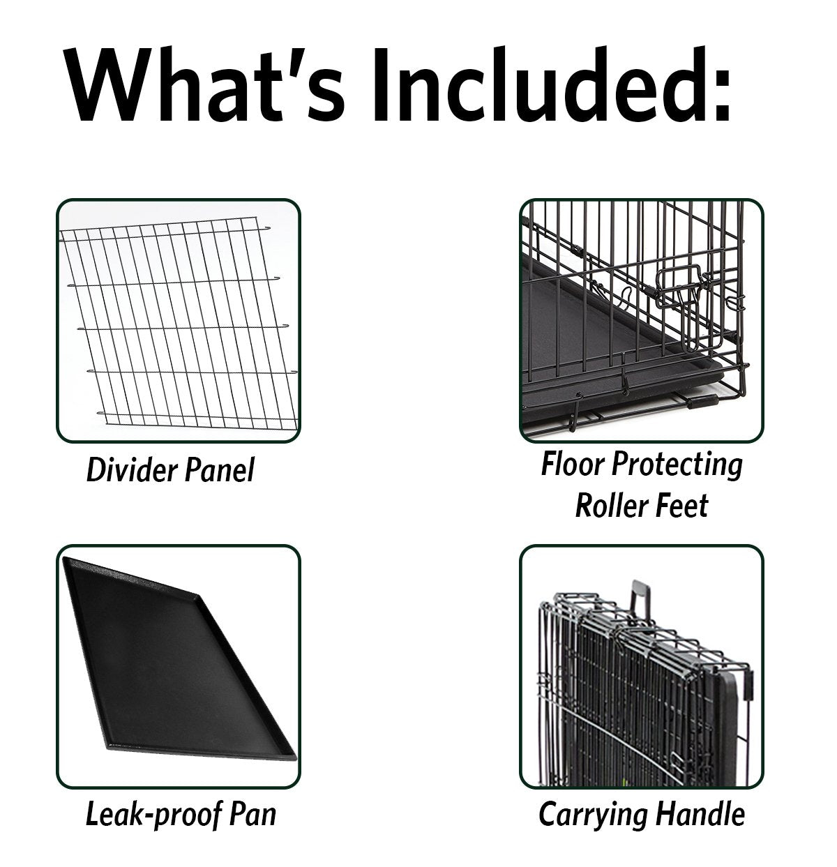 MidWest Ultima Pro heavy-gauge steel crate highlighting durability.