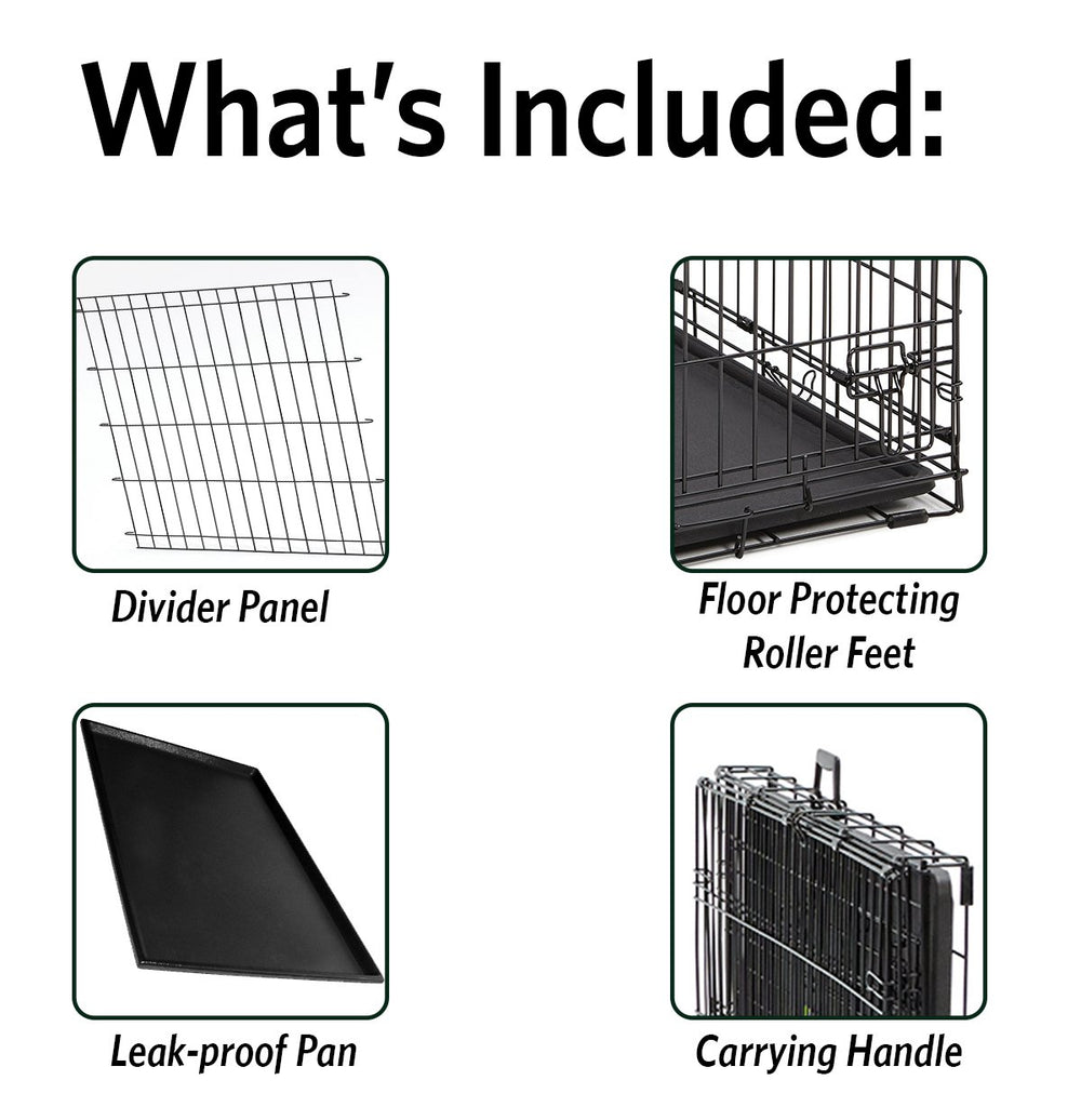 MidWest Ultima Pro heavy-gauge steel crate highlighting durability.