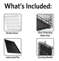 MidWest Ultima Pro heavy-gauge steel crate highlighting durability.