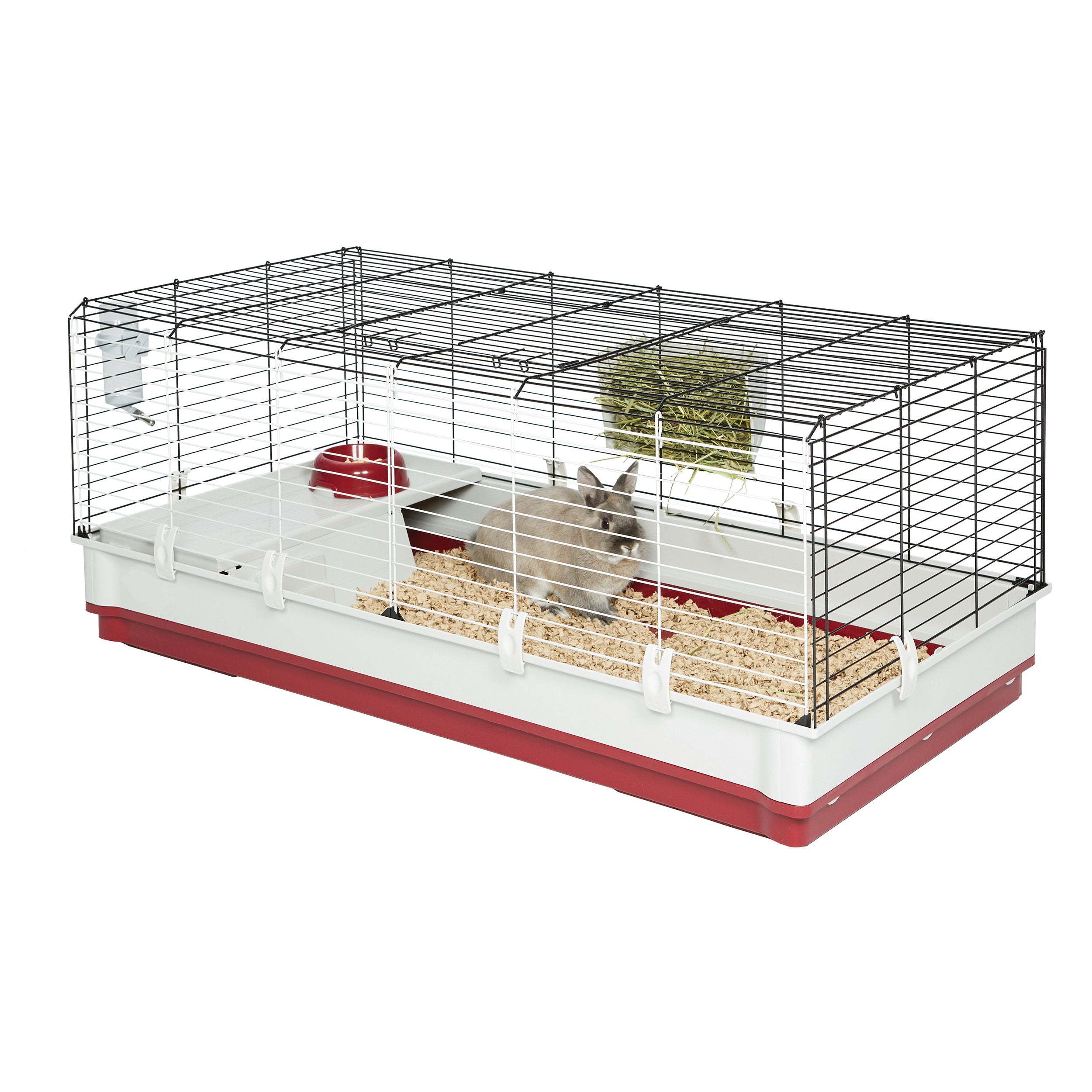 Midwest Wabbitat Deluxe XL inside layout shows large living space.