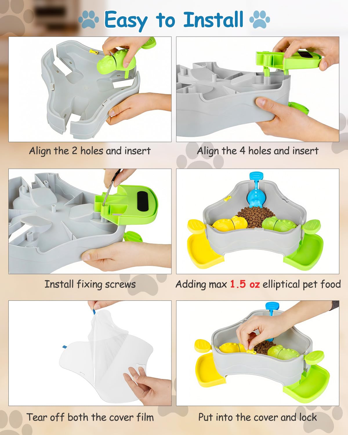 Mieakvool easy-clean dishwasher-safe plastic.