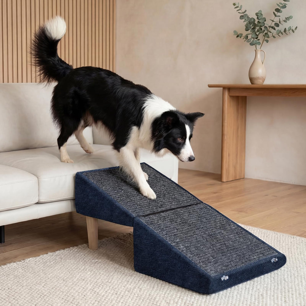 Miemie's Corner 3-in-1 ramp storage open reveals ample hidden storage.