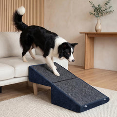 Miemie's Corner 3-in-1 ramp storage open reveals ample hidden storage.
