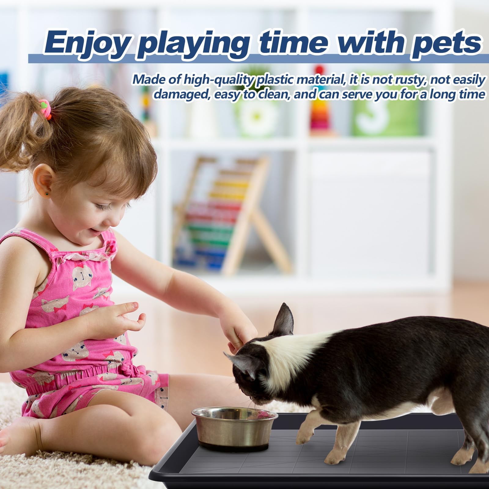 Mifoci easy-to-clean crate pan for quick maintenance after meals.