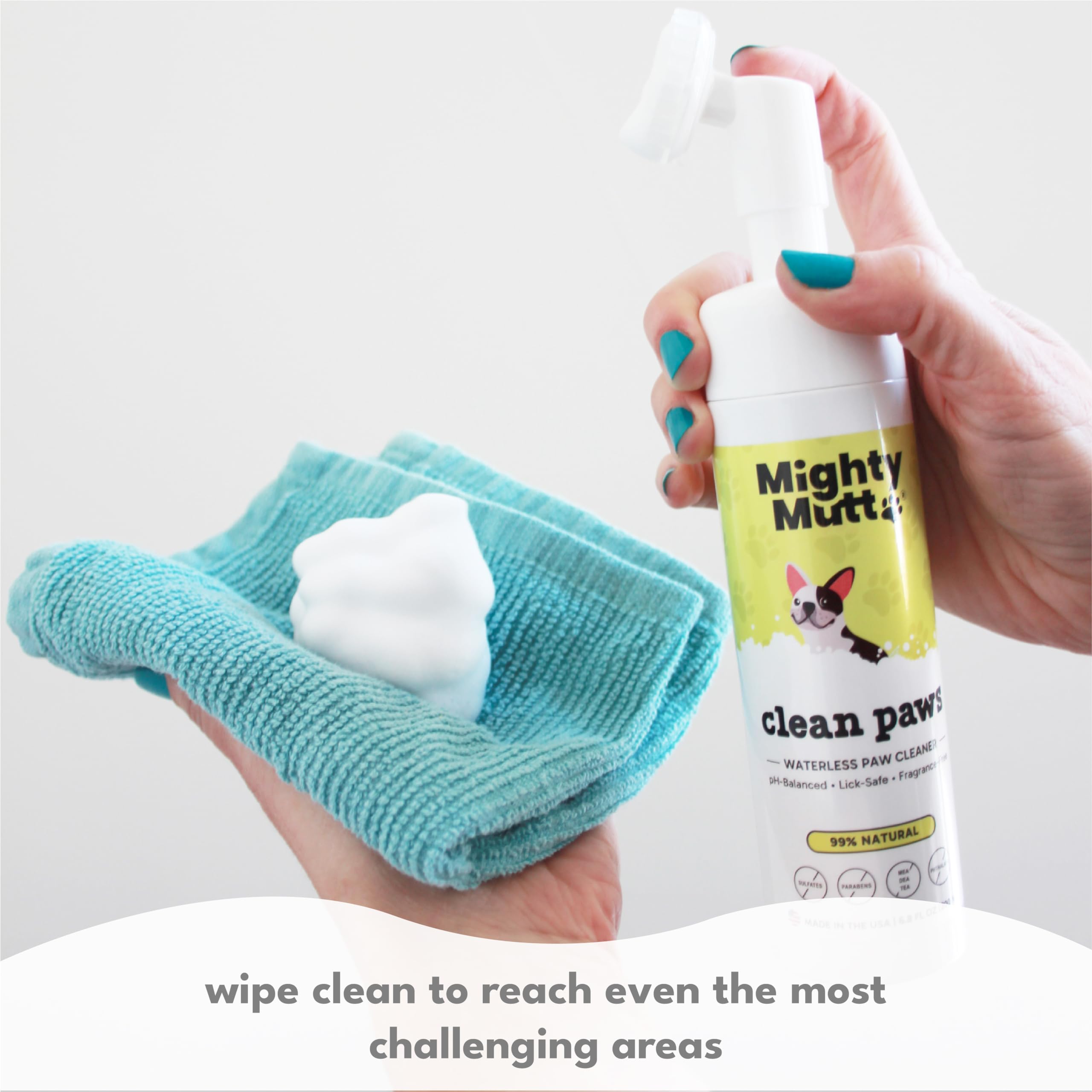 Mighty Mutt biodegradable packaging supports eco-friendly pet care.