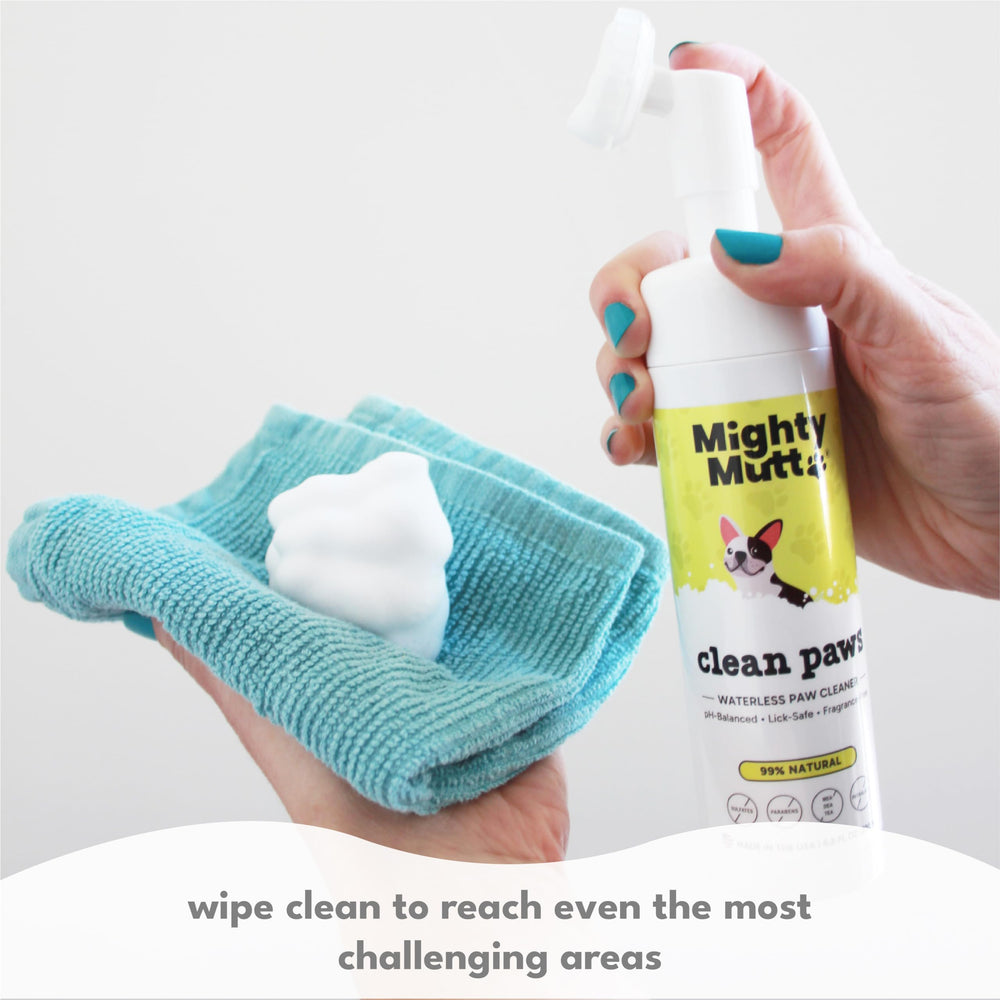 Mighty Mutt biodegradable packaging supports eco-friendly pet care.