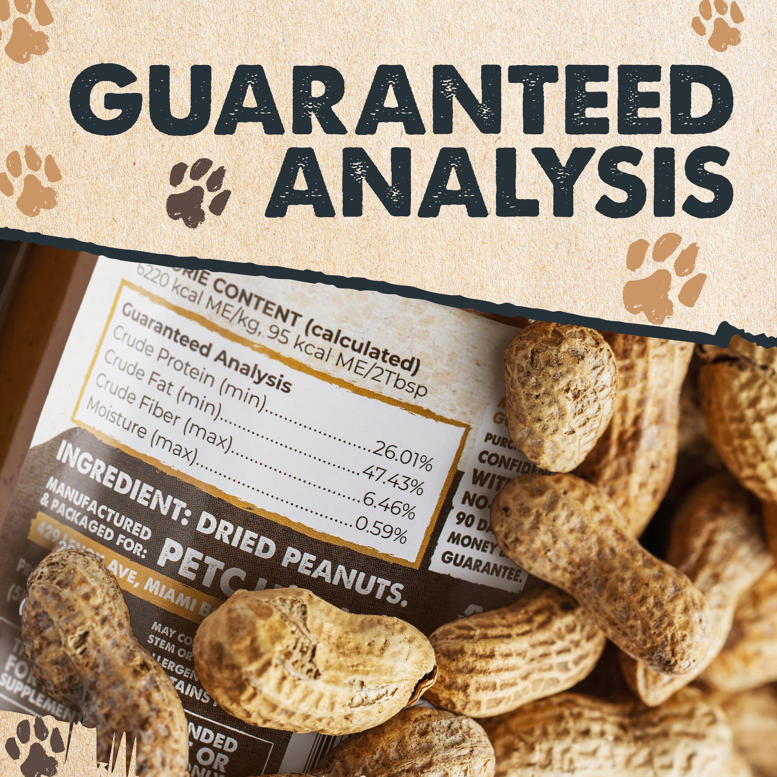 Mighty Paw Bark’n Butter training-snack setup emphasizes a protein-rich reward.