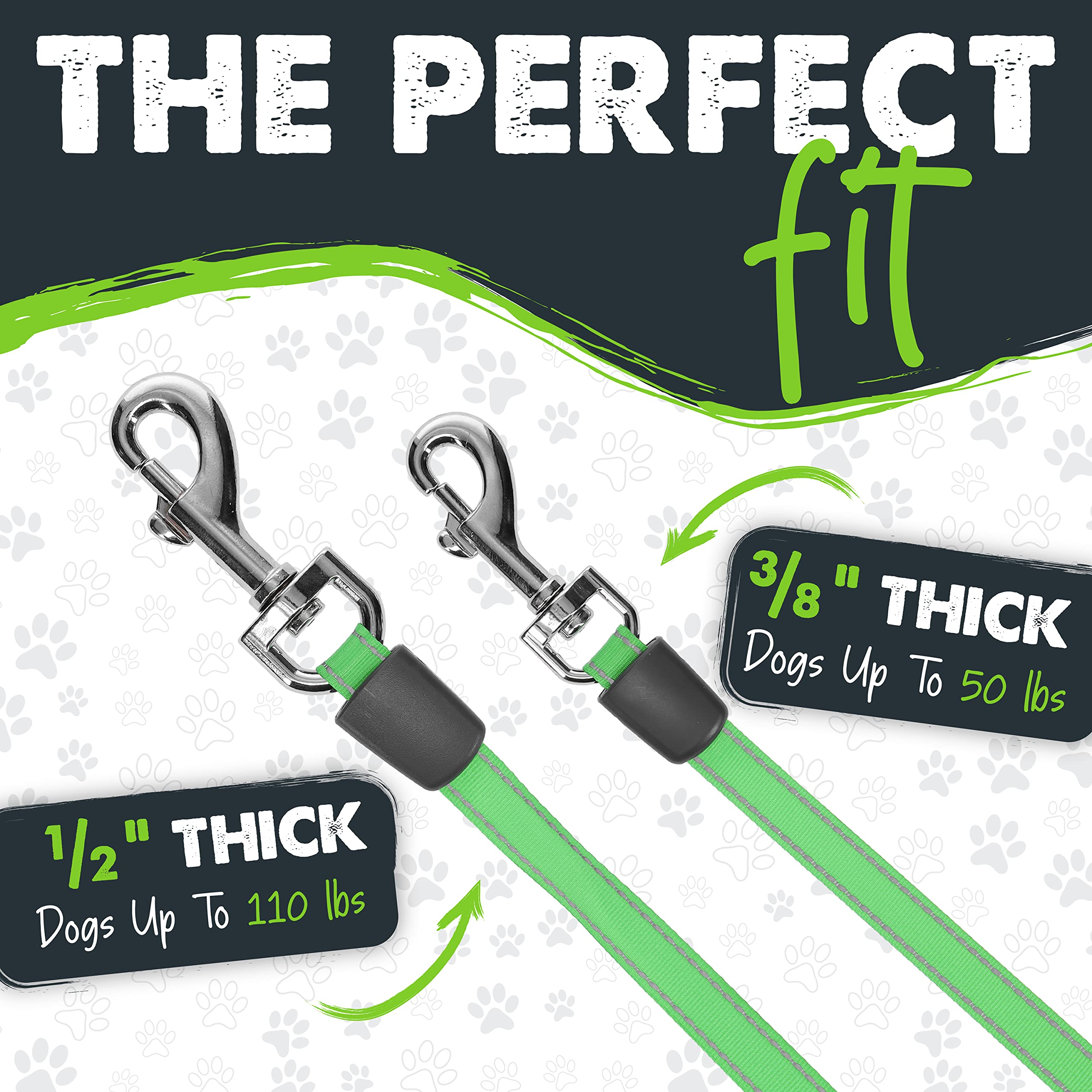 Mighty Paw built-in poop bag holder keeps cleanup ready.