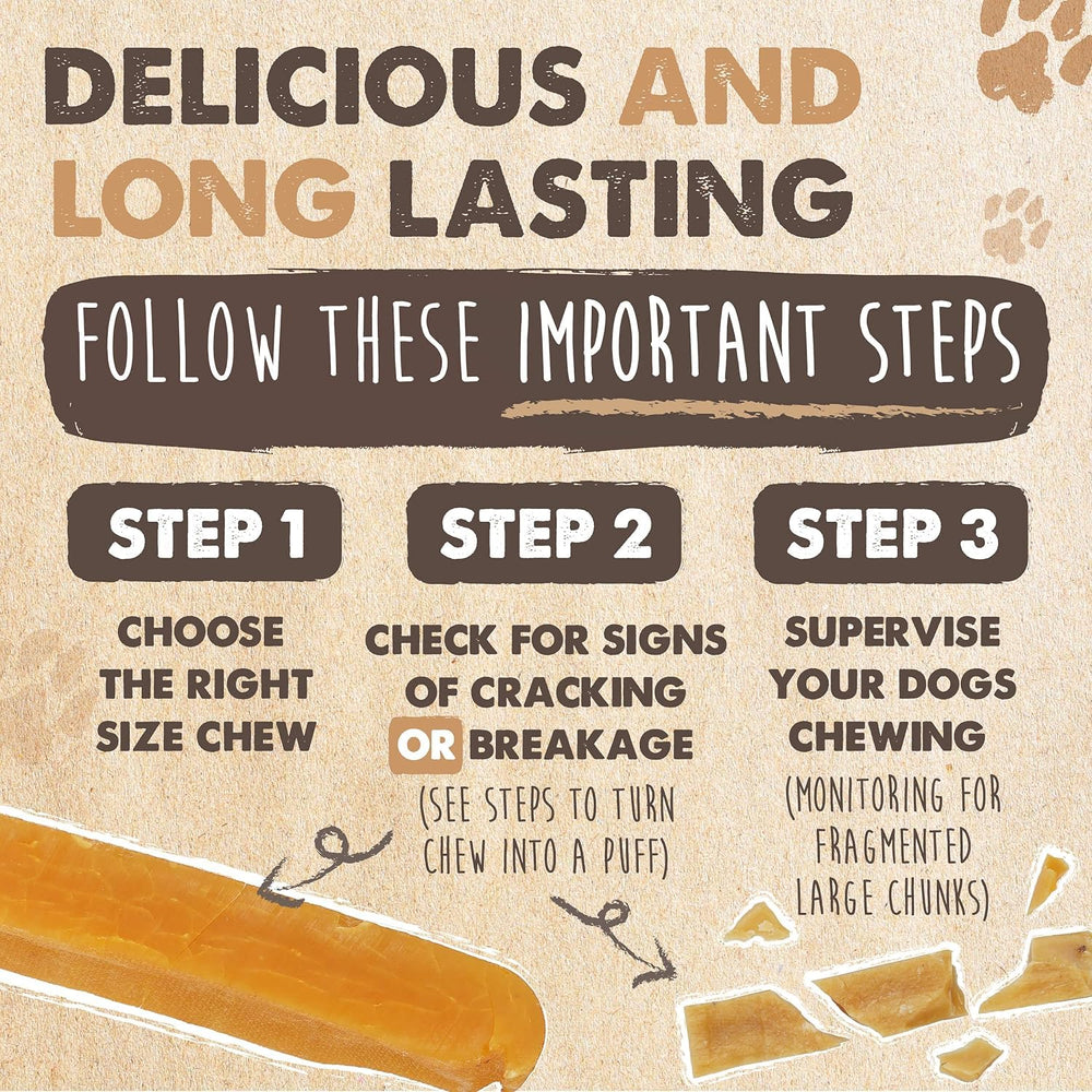 Mighty Paw Yak Cheese Sticks in bowl—mess-free serving.