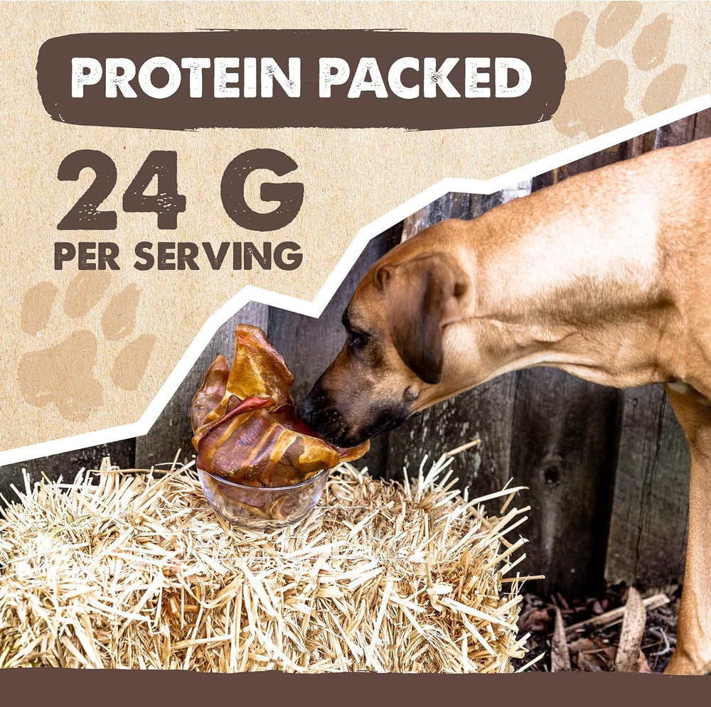 Mighty Paw Half Pig Ears dental hygiene support