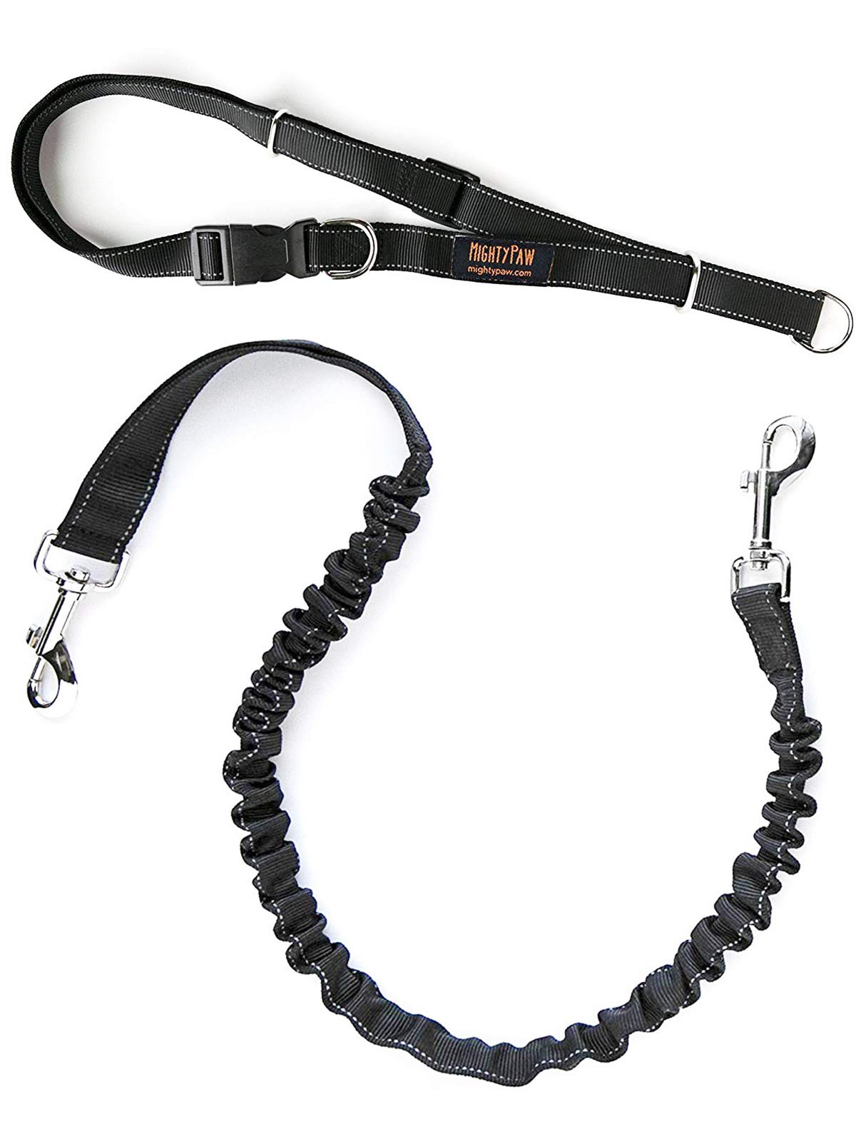 Mighty Paw Hands Free Leash Belt enables smoother hands-free walks.