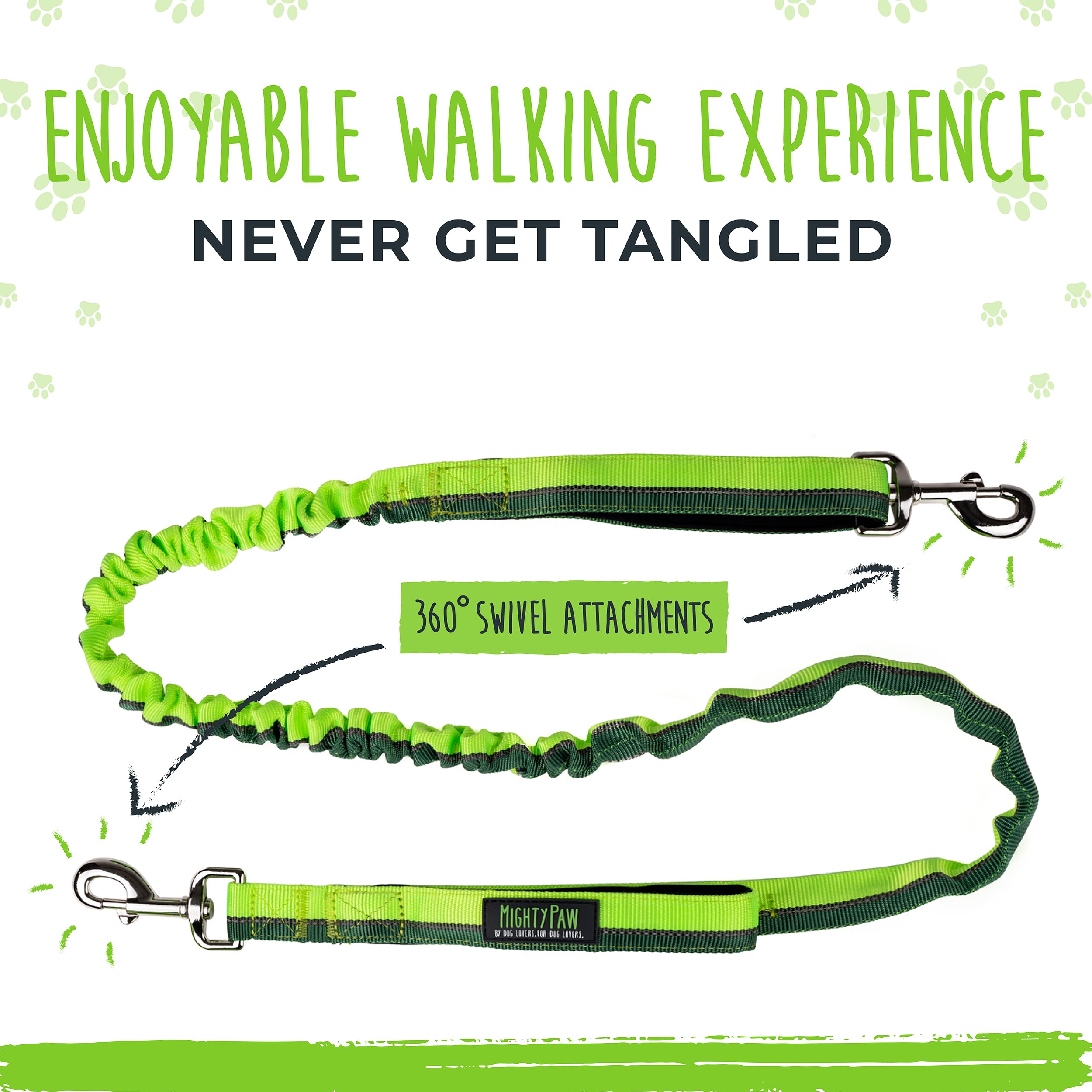 Mighty Paw hands-free walking setup for convenient training sessions