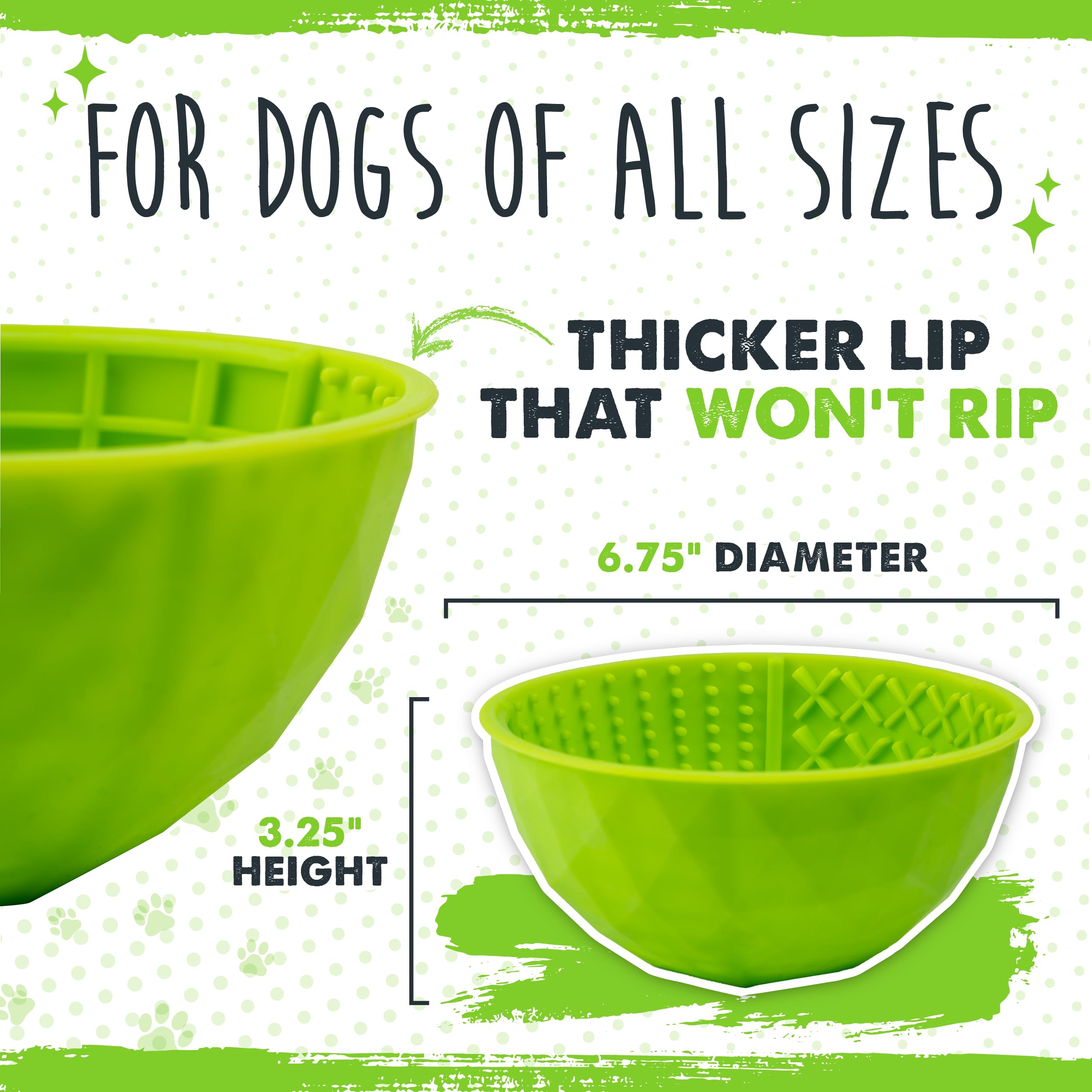 Close-up of Mighty Paw BPA-free silicone material