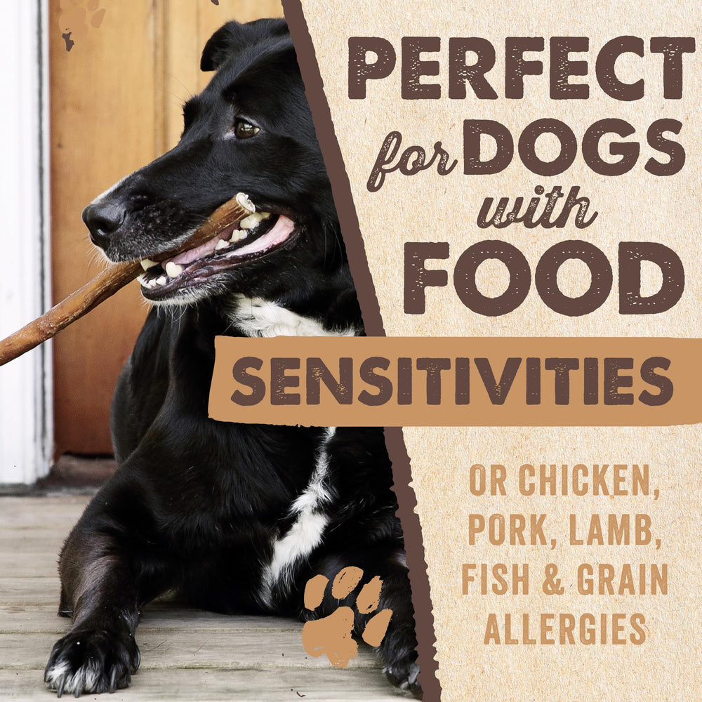 Mighty Paw Naturals 6-inch and 12-inch options offer adaptable chews