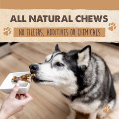 Protein-rich Mighty Paw Naturals Chicken Feet support daily activity