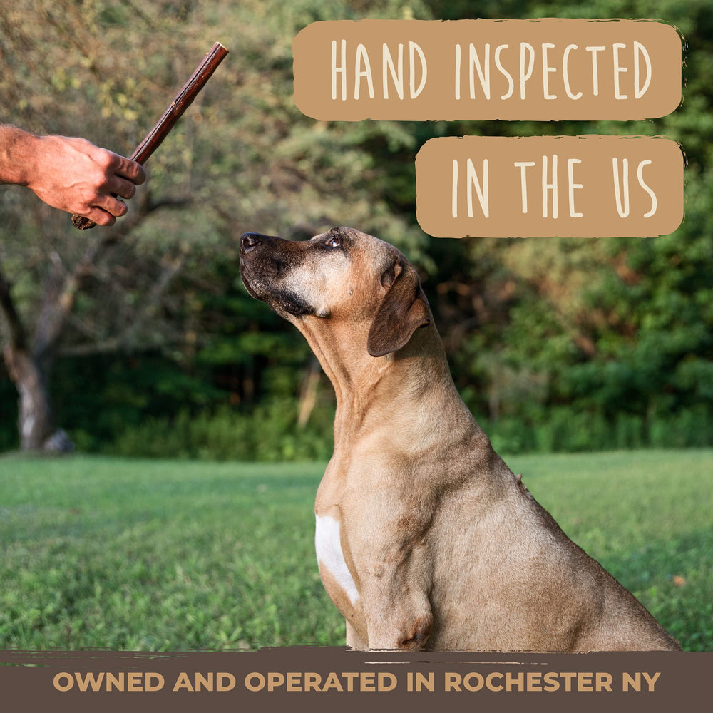 Mighty Paw Naturals grass-fed beef sourced for consistent flavor and chew quality.