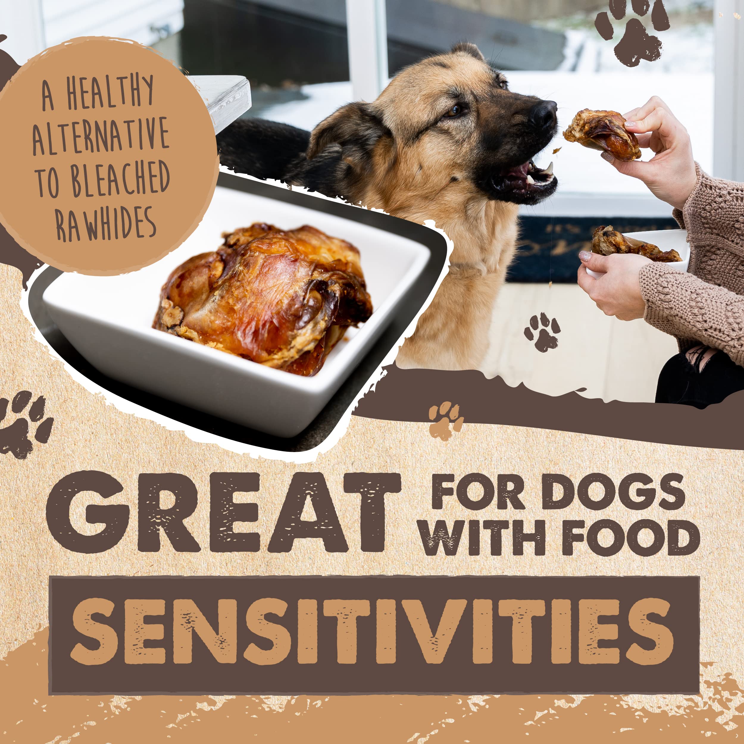 Mighty Paw Naturals label highlights single-ingredient beef origin