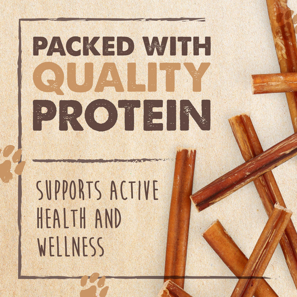 Mighty Paw Naturals puppy-safe beef chews for puppies.