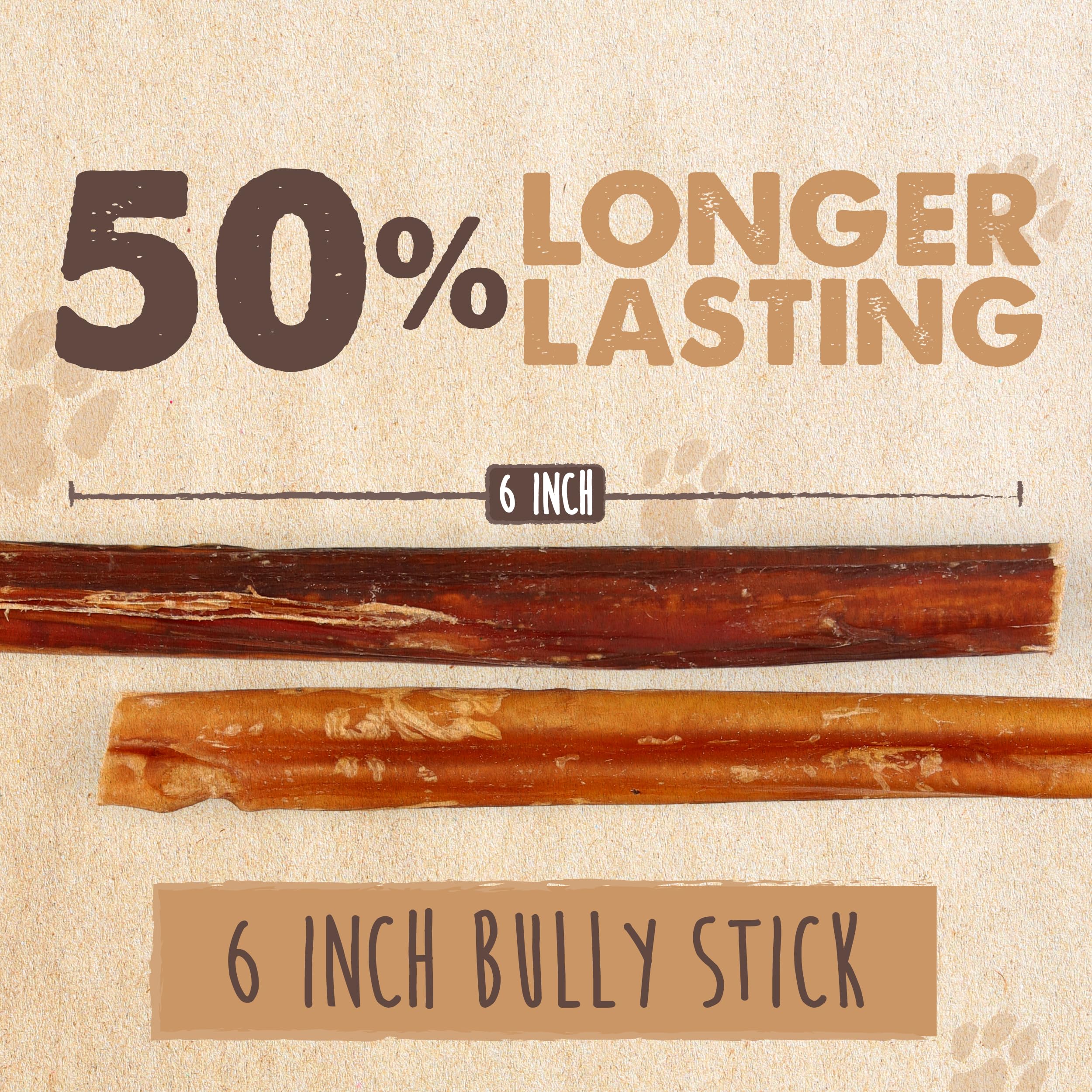 Single-ingredient beef pizzle Mighty Paw Naturals chew with no fillers.