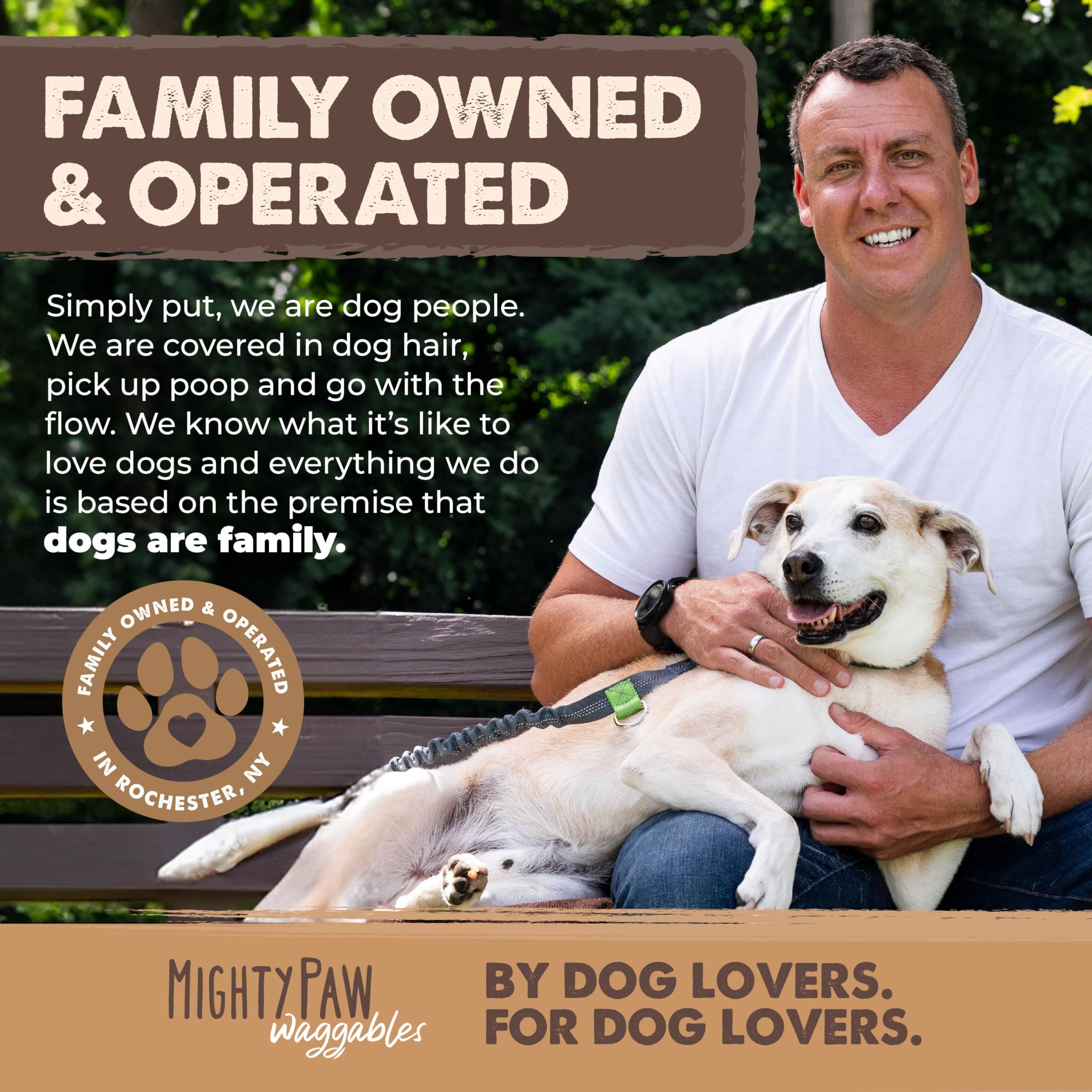 Mighty Paw 1-pack elk antler for dogs encourages healthy chewing rituals.