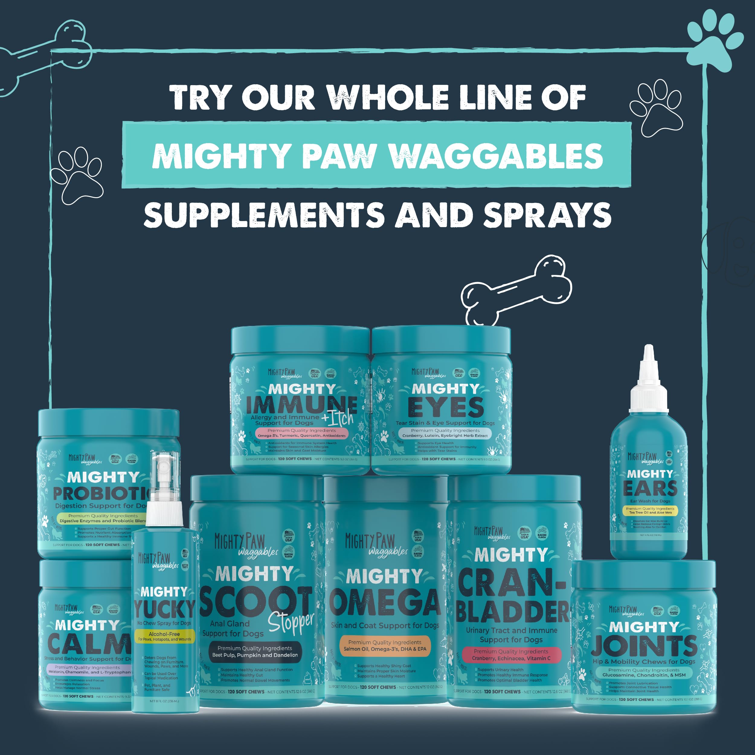Pumpkin-fiber rich formula highlight natural gut support.