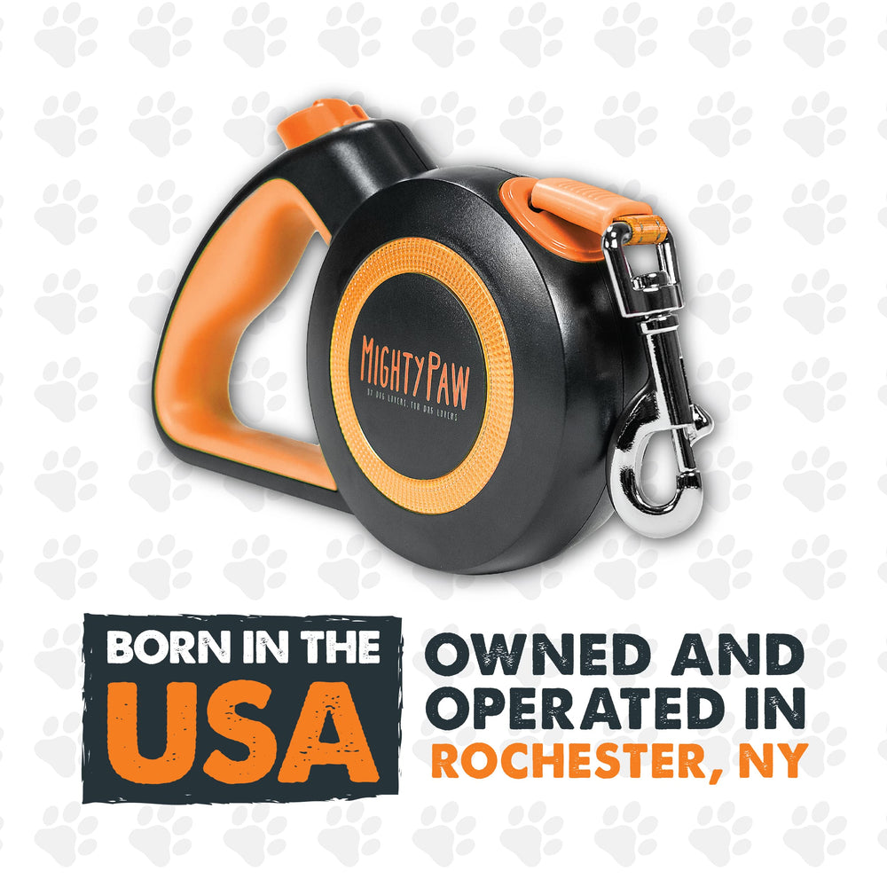 Mighty Paw Retractable Leash 2.0 USA-based family-owned design