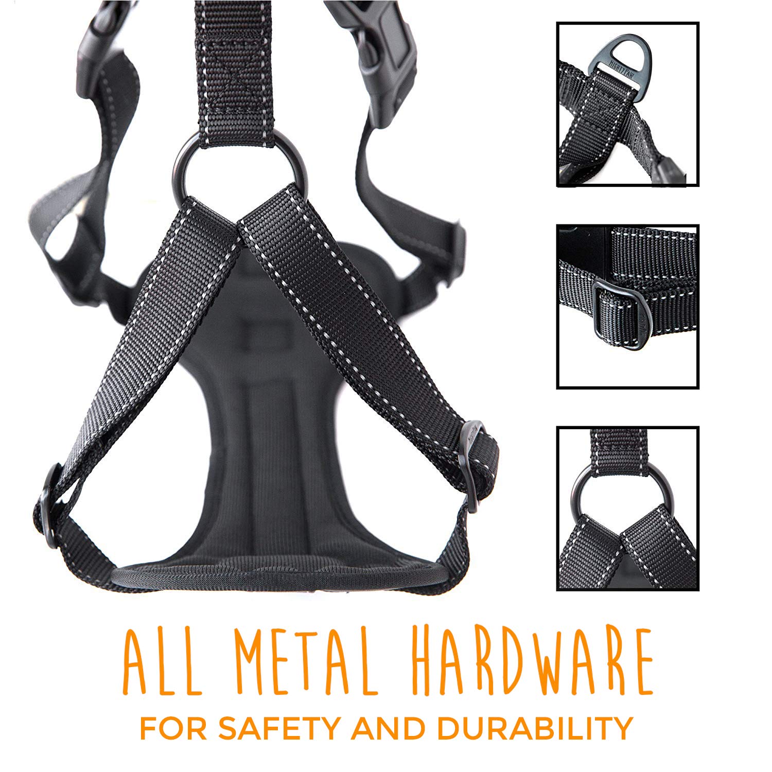 Mighty Paw soft padding keeps dogs comfortable during rides and walks