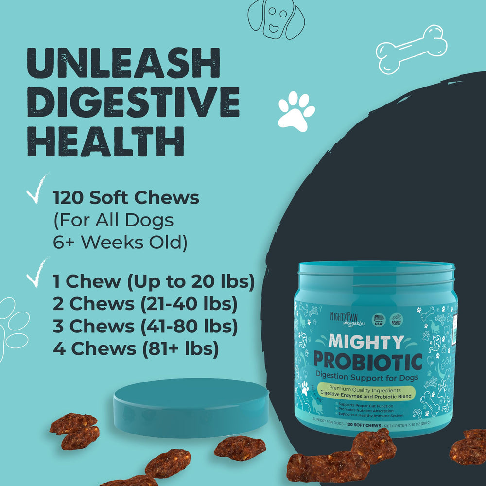 USA-made vet-formulated seal on Mighty Paw Waggables packaging