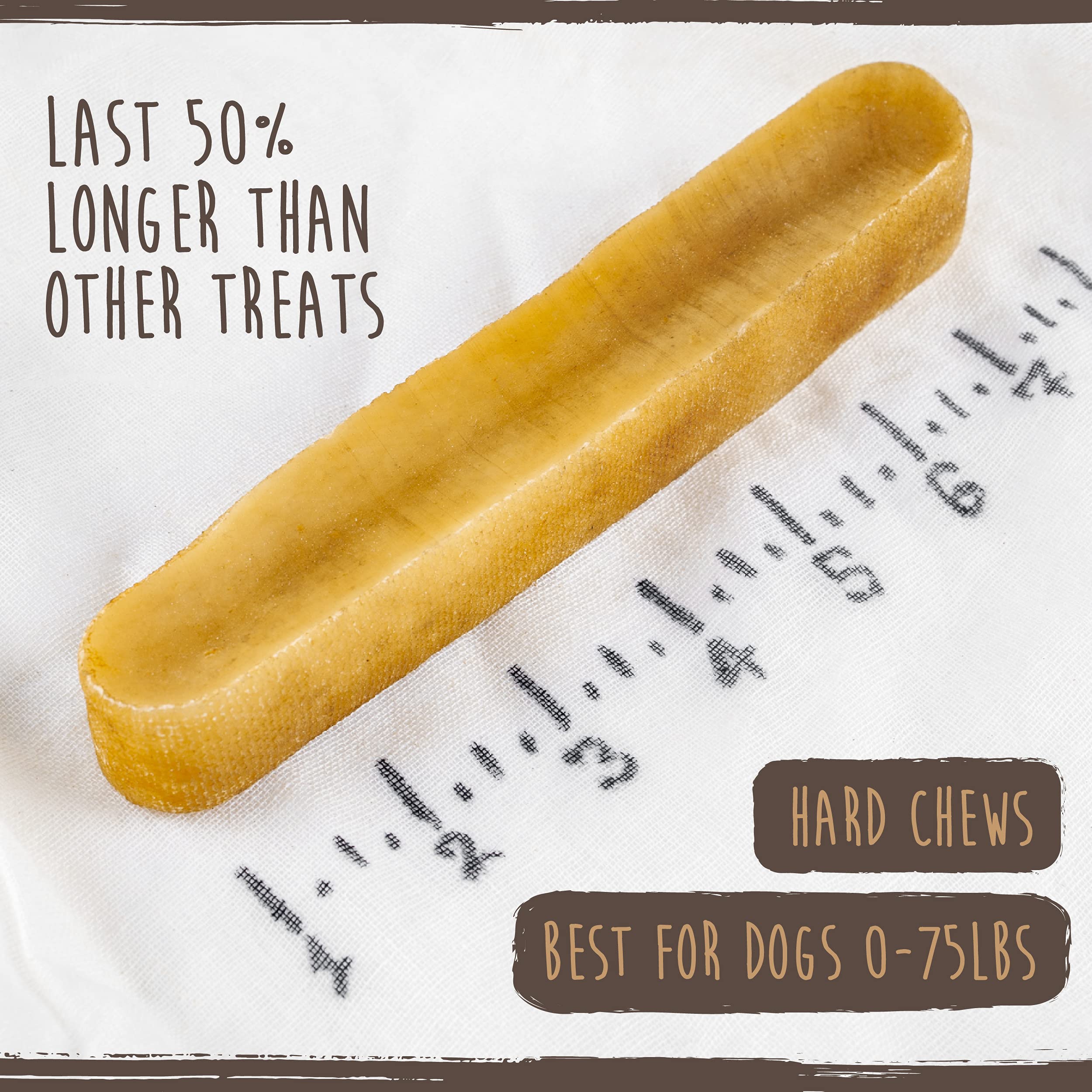 Mighty Paw Yak Cheese Chews for oral health and chewing action