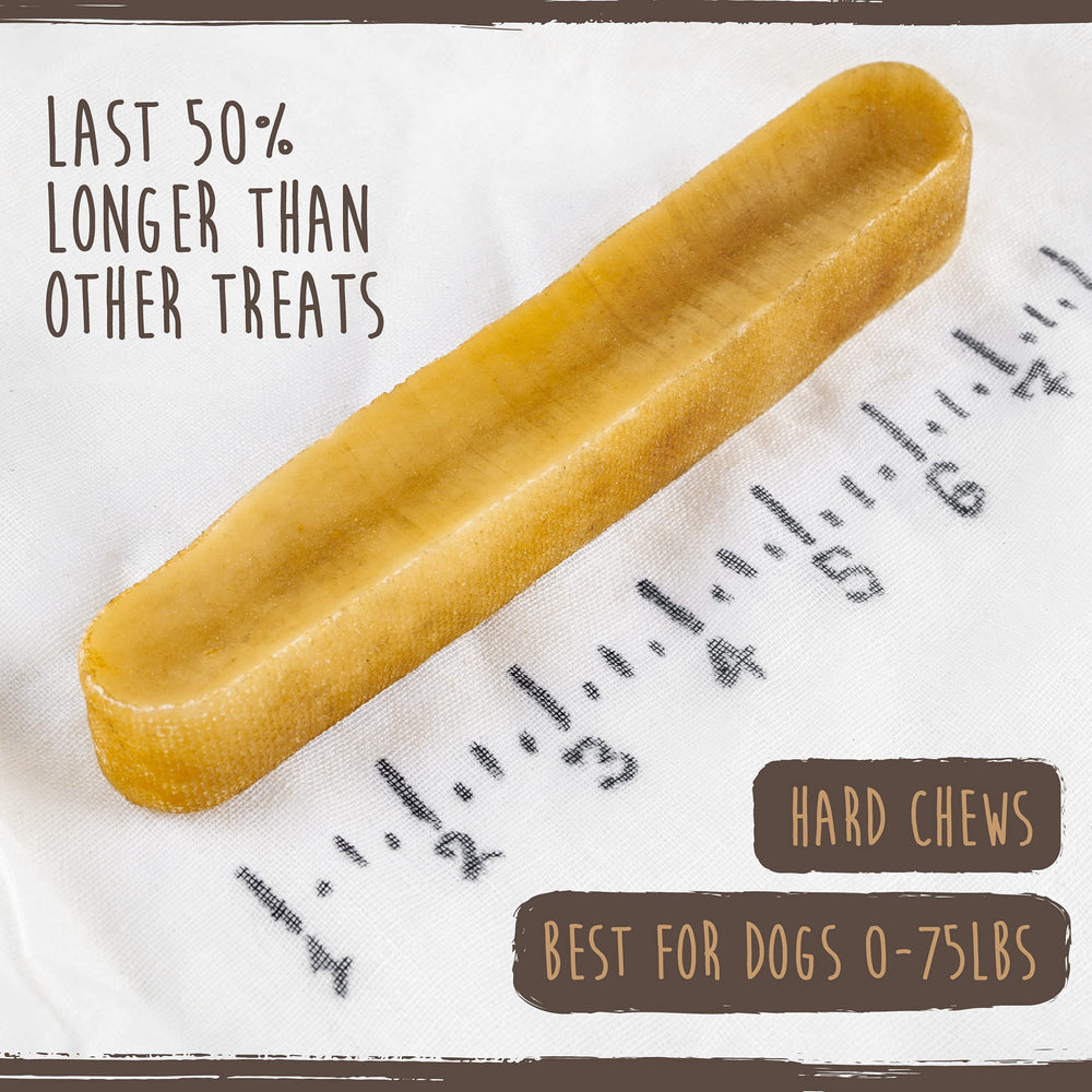 Mighty Paw Yak Cheese Chews for oral health and chewing action