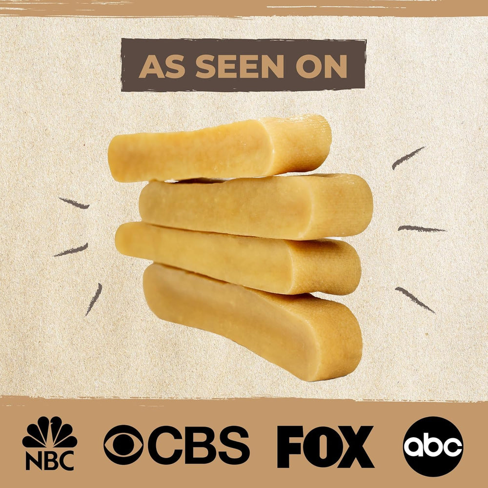 Mighty Paw Yak Cheese Dog Chews open-pack display shows convenient packaging
